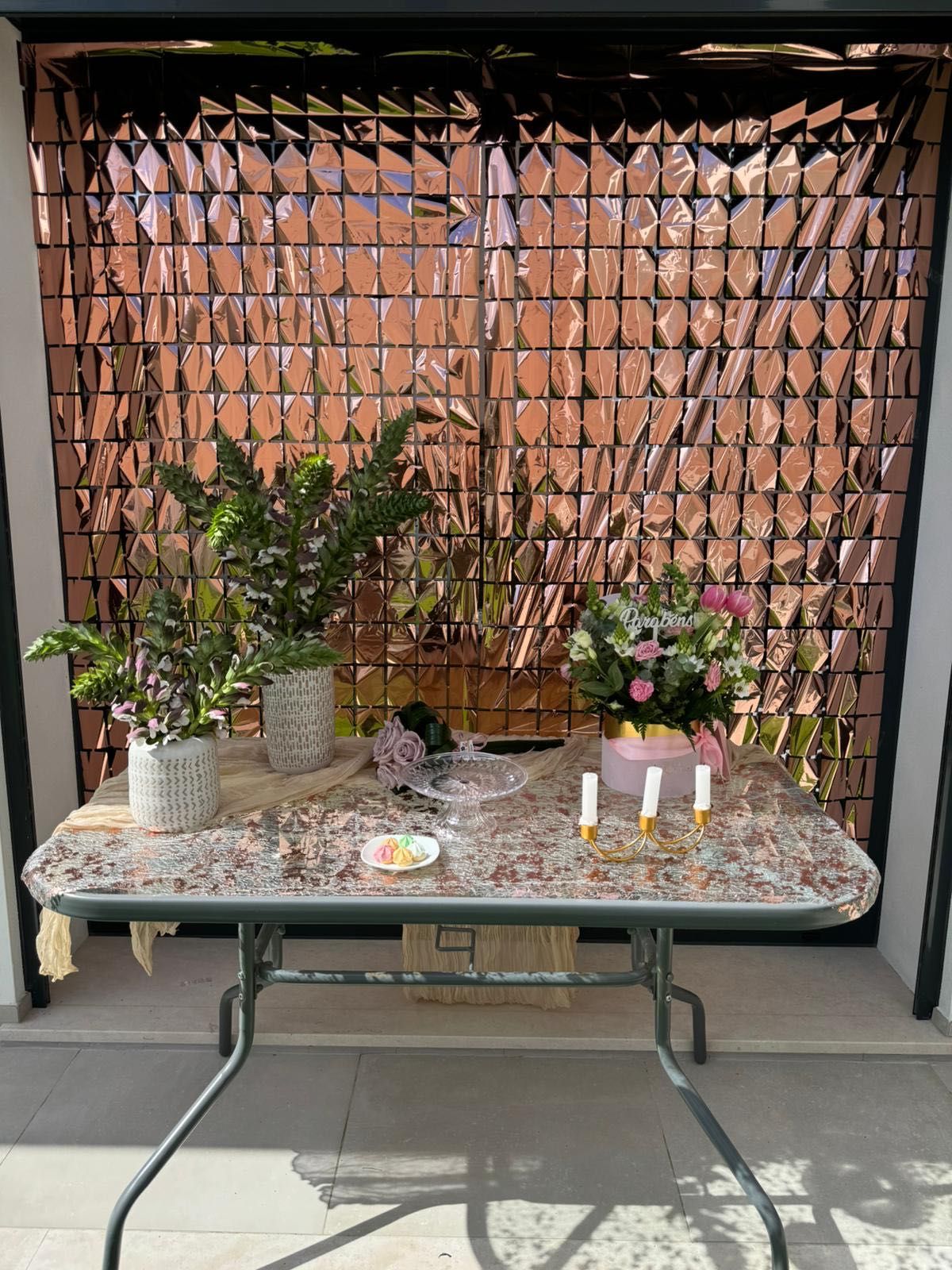 Mesa de refeição exterior