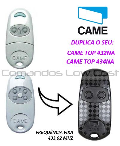 Comando Original CAME TOP 432 EV