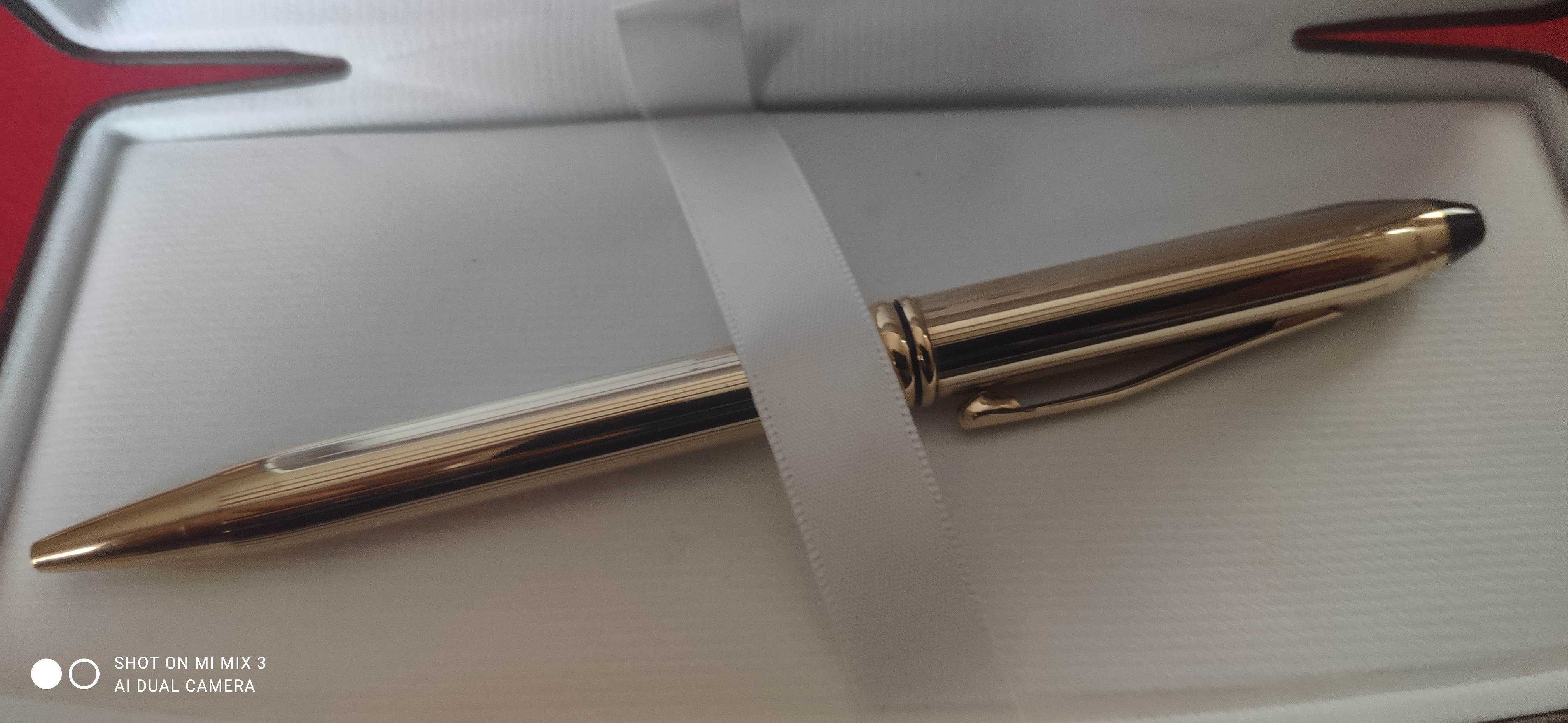 Długopis Cross Townsend GT nowy złoty 10k