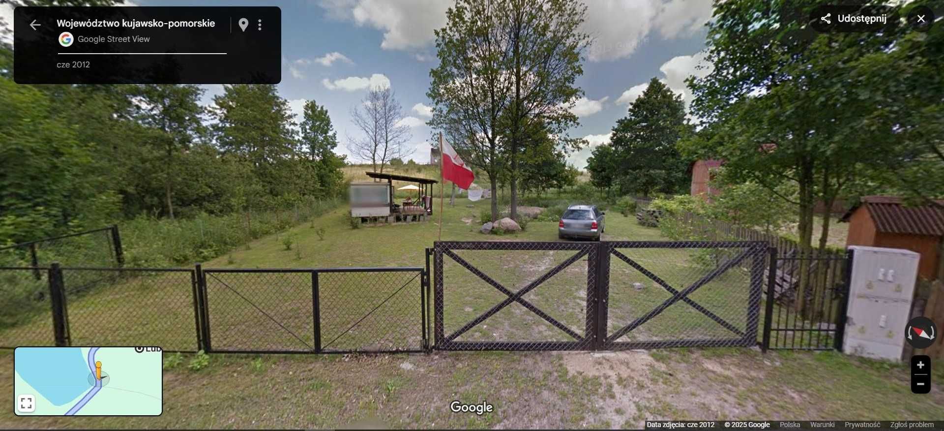 Działka nad jeziorem Czaple Nowe/Lubień Kujawski 998 m2