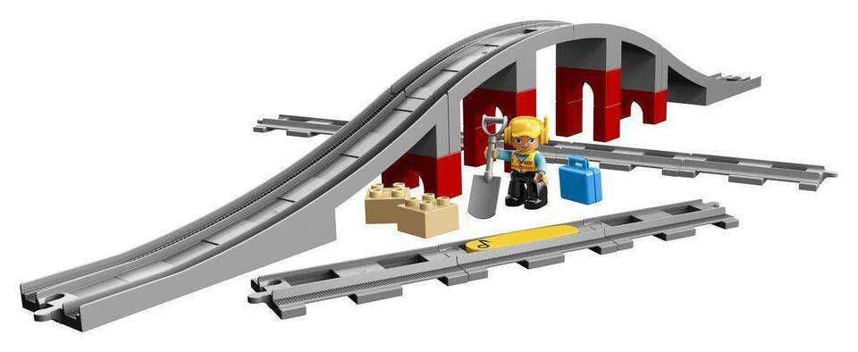 Конструктор Lego Duplo Мост и железнодорожные пути 10872