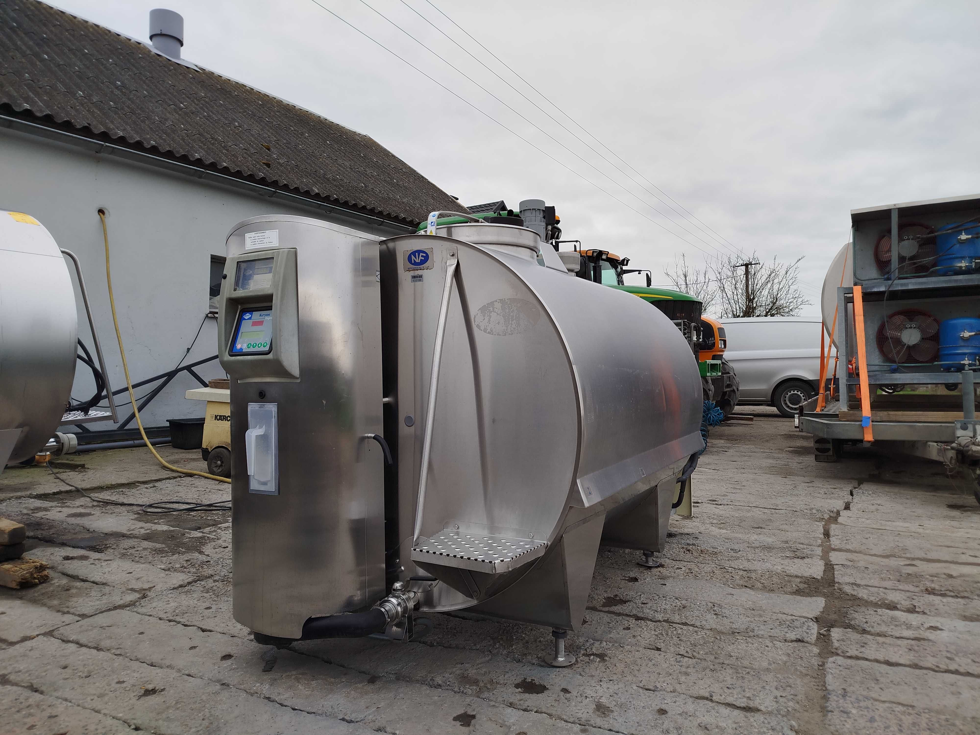 Schładzalnik , zbiornik do mleka na mleko Westfalia Expert 1450 l .