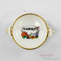 Pequena Taça com 2 pegas Porcelana Artibus alusiva à “Madeira”