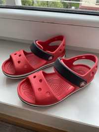 Crocs c9 sandały sandałki czerwone