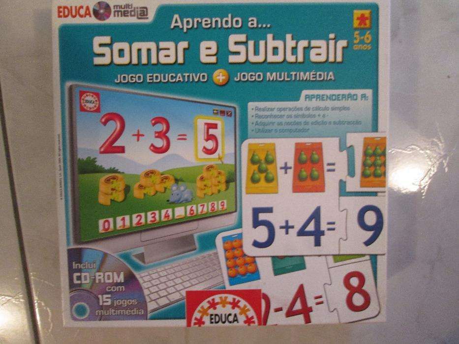 jogo educativo "Somar e subtrair"