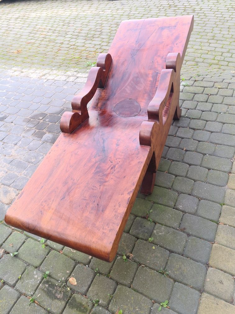 Szezląg leżanka TEAK mebel kolonialny.