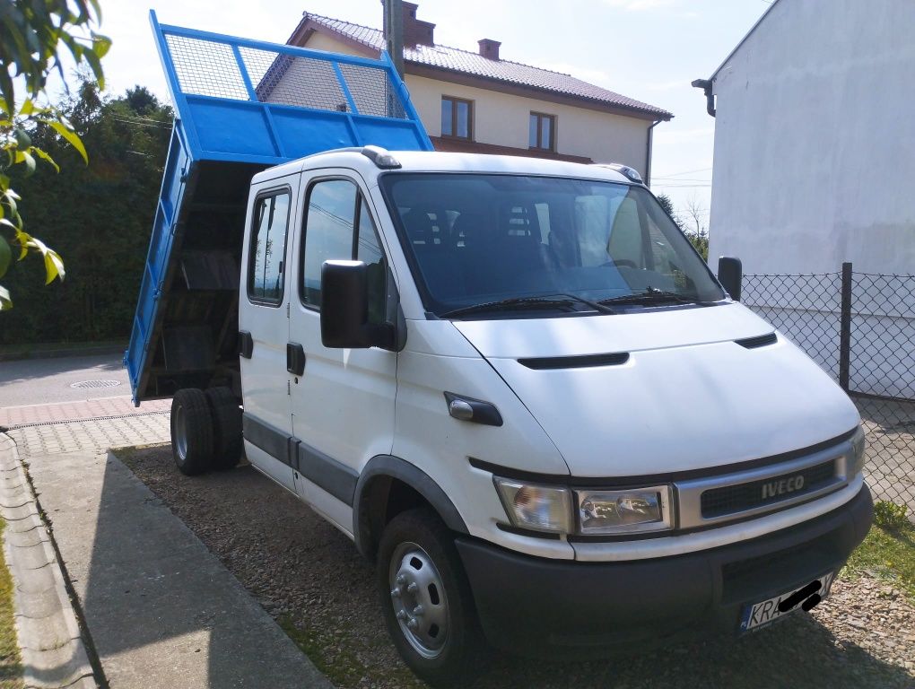 Iveco Daily 35C14 wywrotka Kiper 7 os. 2.8 na linkę 107 KM blizniak