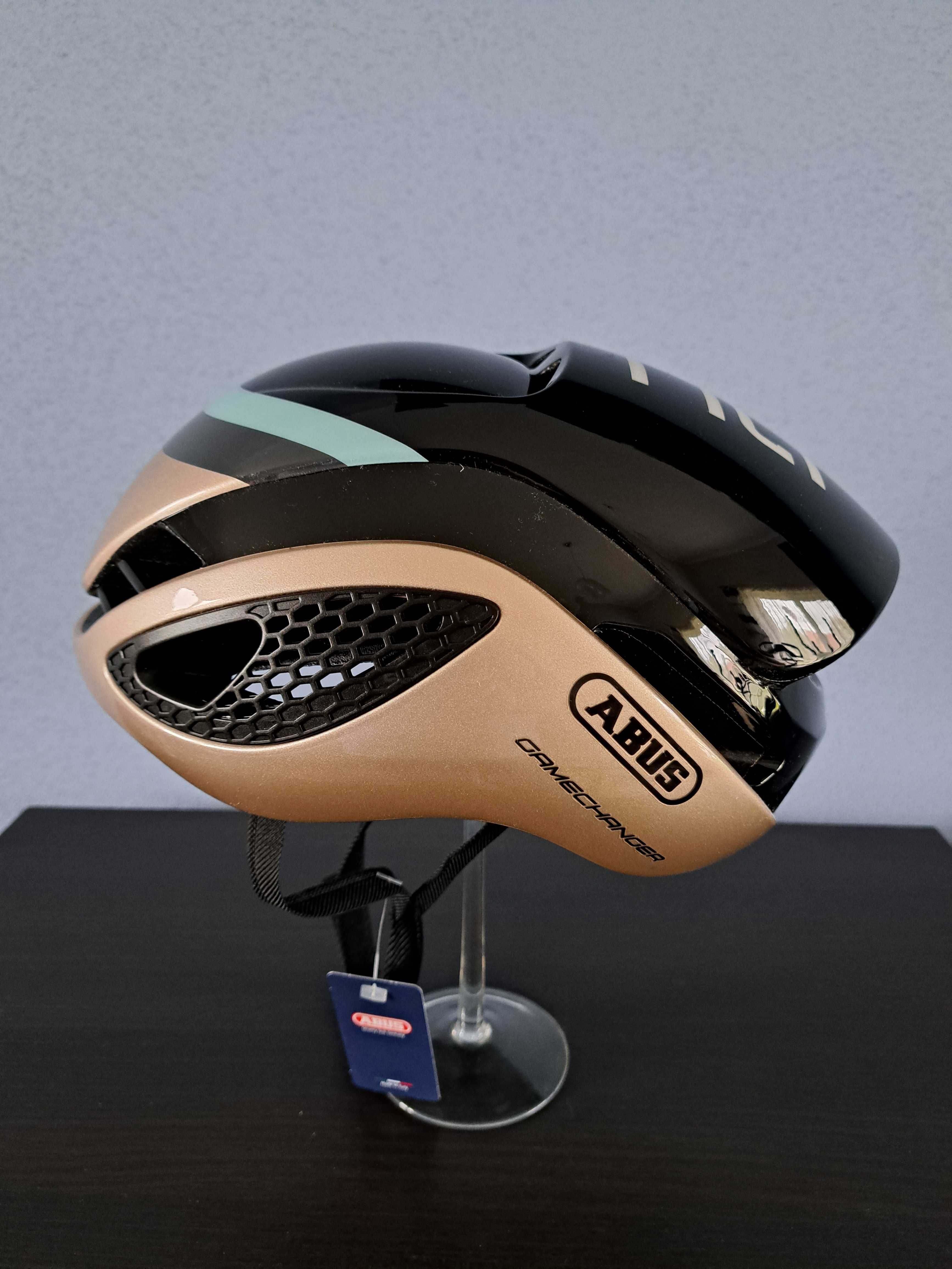 Kaski Kask rowerowy Abus GameChanger champagne gold r. S 51-55cm