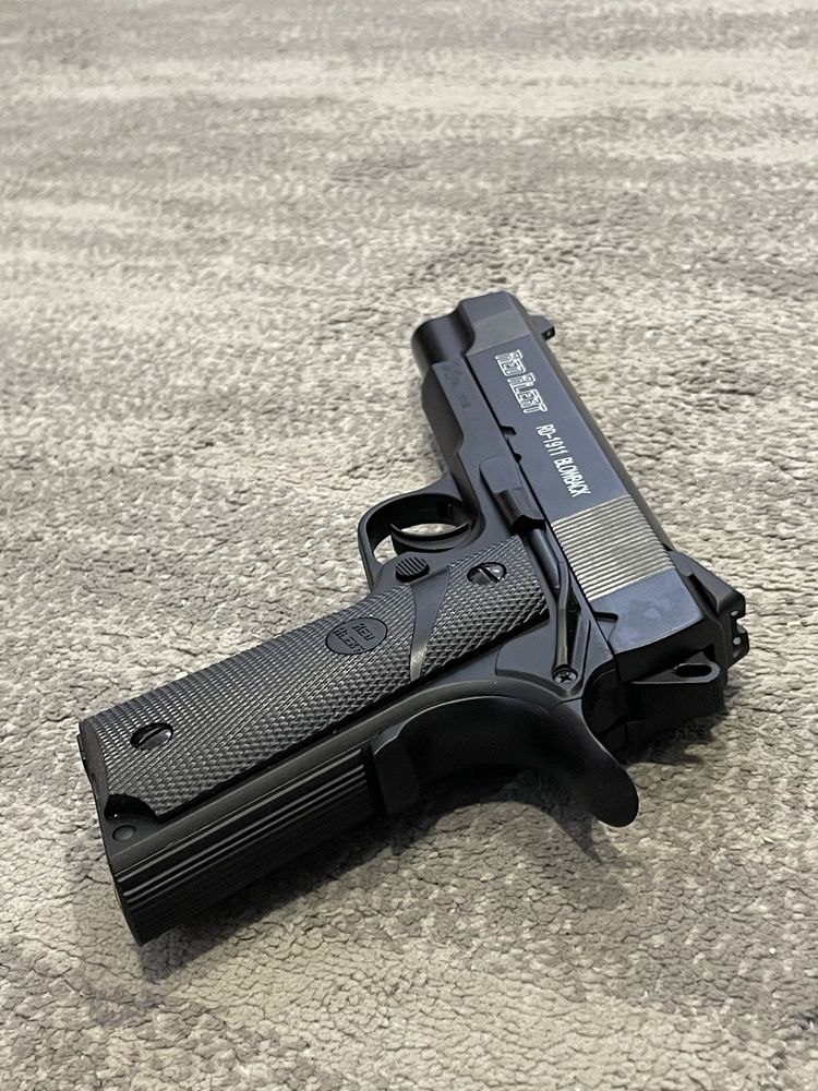 PISTOLA 1911 RED ALERT 4.5 AÇO BLOWBACK TIRO DESPORTIVO (ENVIO GRATIS)