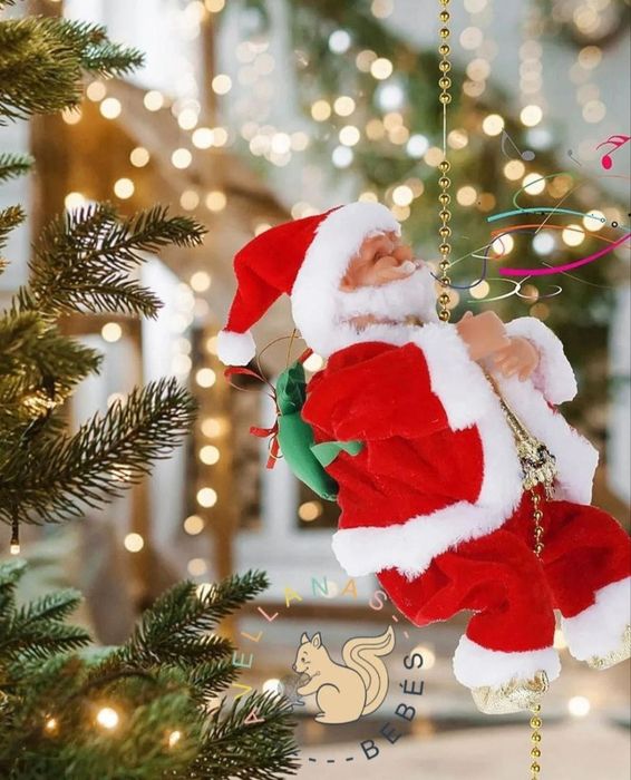 Санта на ланцюжку.З музикою