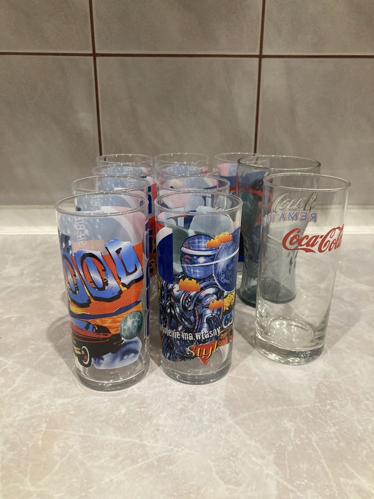 Szklanki kolejcjonerskie pepsi/coca cola