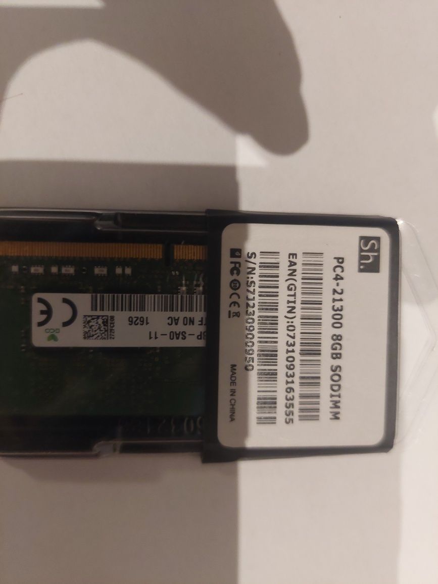 Pamięci DDR4 Sodimm nowe