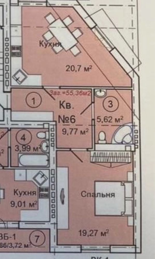 Продаж однокімнатної квартири в Струмівці