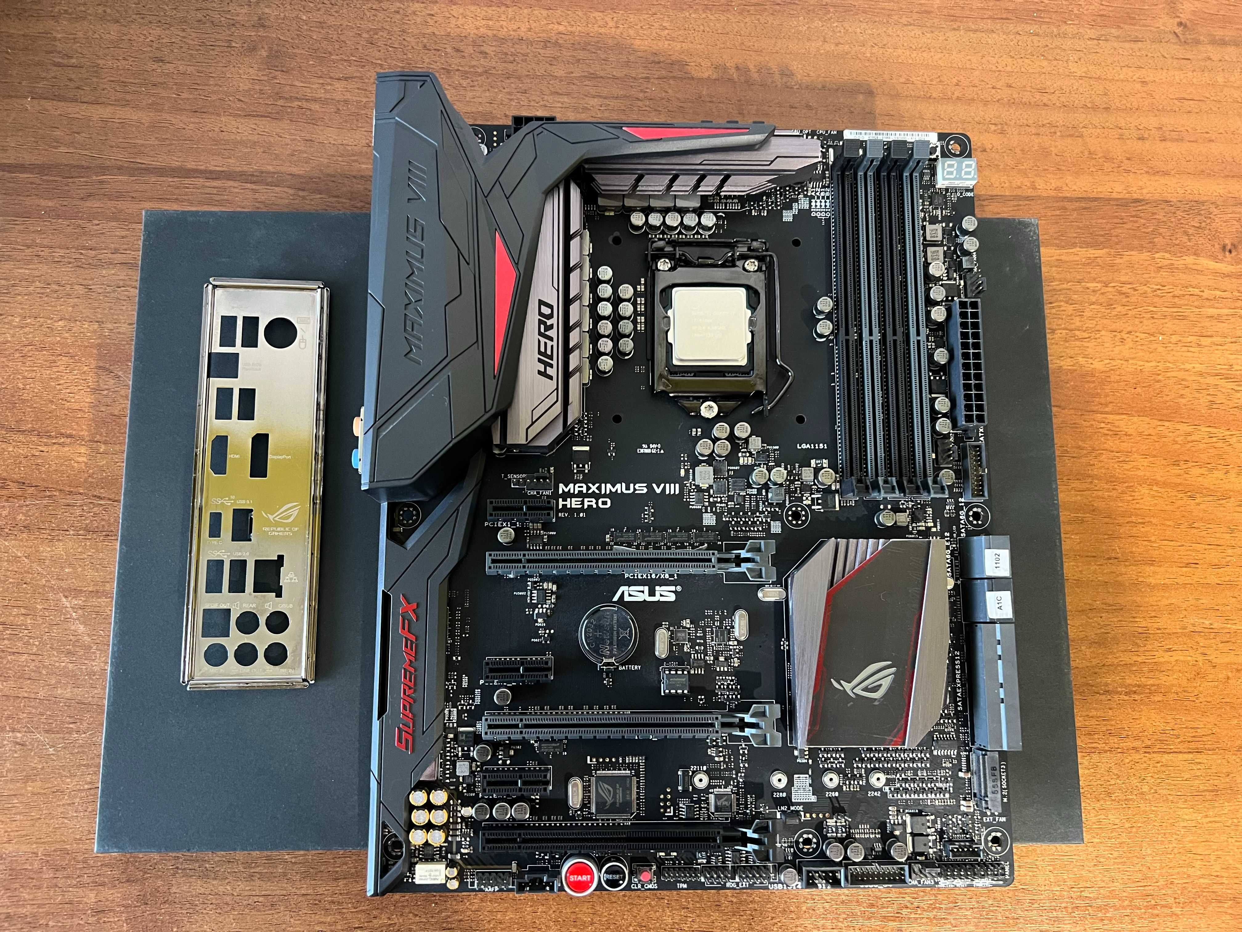 Продам комплект Intel Core i7-6700K та Asus Maximus VIII Hero