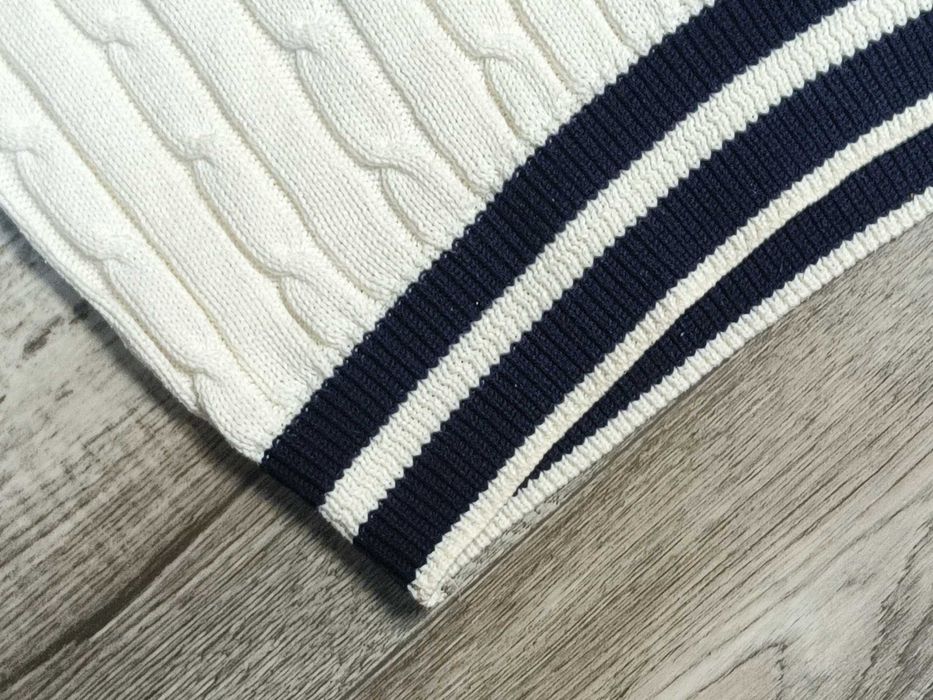 FRED PERRY жилет вязаний бавовняний чоловічий оригінальний XL