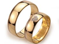 Obrączki Ślubne A026 6mm Różowe Złoto GOLDRUN BYTOM