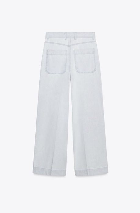 Джинси блакитні жіночі широкі Zara High Rise Loose