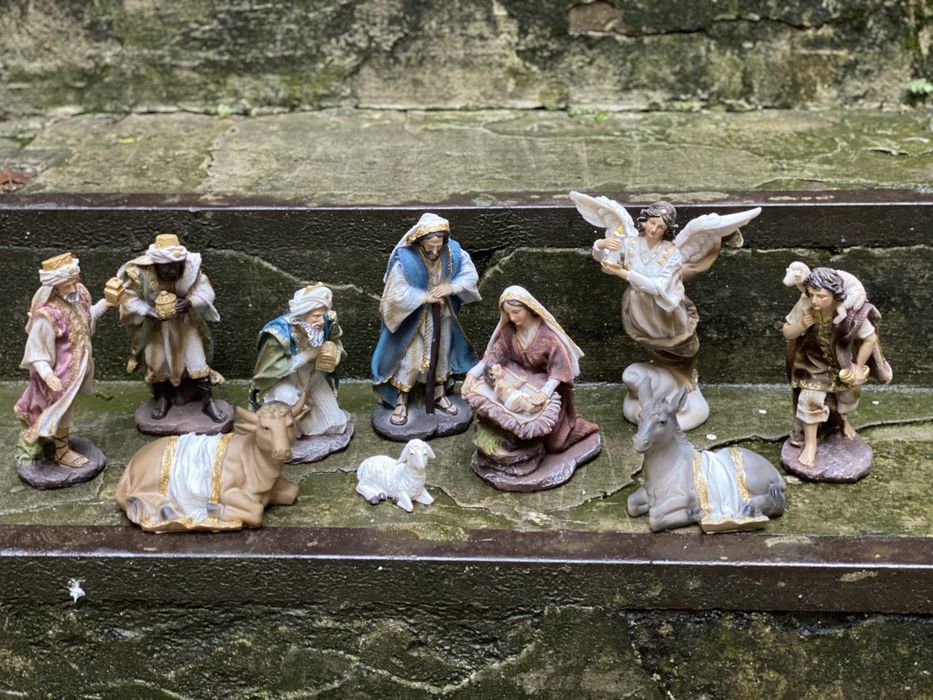 Різдвяна Шопка з фігурами / Різдвяний Вертеп / Ісусик в яслах / Різдво