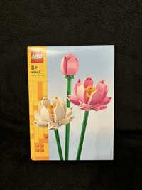 Zestaw klocków lego 40647 icons kwiat lotosu