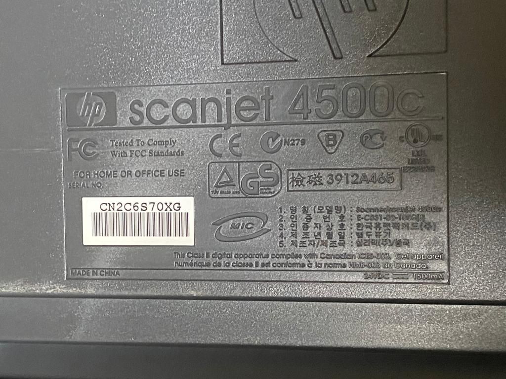 Scanner HP scanjet 5550c