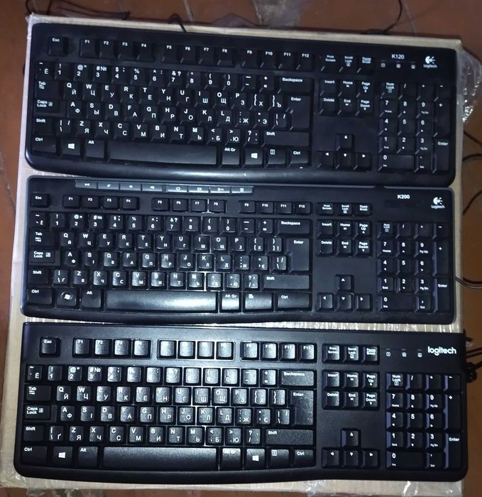 Клавіатури Logitech ( K120,K200,K520 )