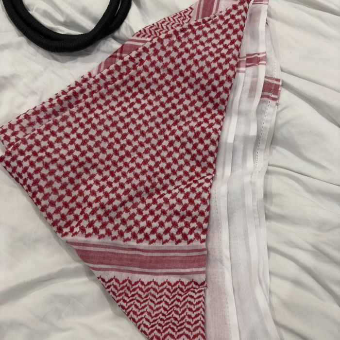 Lenço Sheik Árabe - Cachecol Keffiyeh (Acessório, Fantasia)