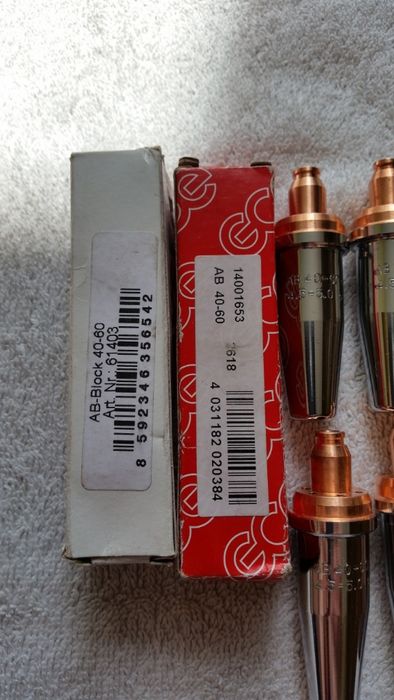 Dysze tnące acetylenowe blokowe do palników AB Prod GCE. GmbH. 15szt.