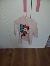Bluza dla dziewczynki z myszką Miki H&M rozmiar 98/104