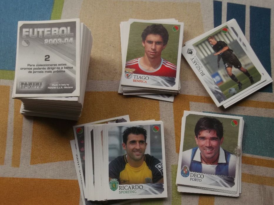 Cromos de futebol de 00/01  até  09/10