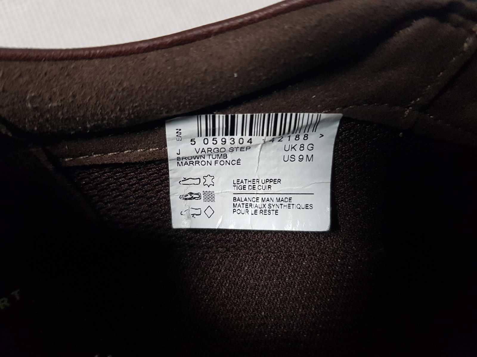 CLARKS - Męskie Mokasyny roz. 42 - 27 cm Jak Nowe