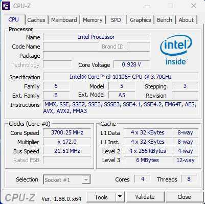 Комплект: Intel Core i3-10105F / Gigabyte H410M H V2