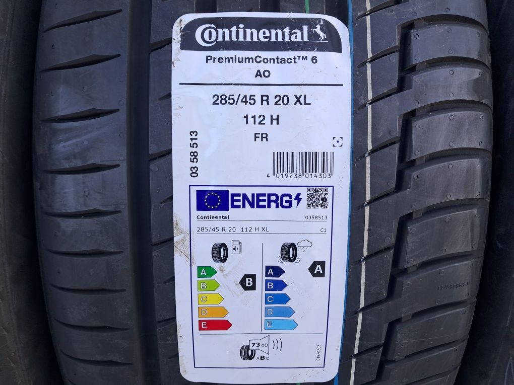 Резина літня, НОВА, 285/45 R20 Continental Premium Contact 6 AO