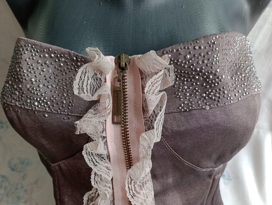 Lolita Coqettee gorset z koronką
