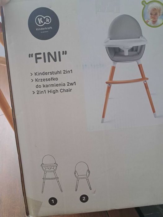 Krzesełko do karmienia Kinderkraft fini