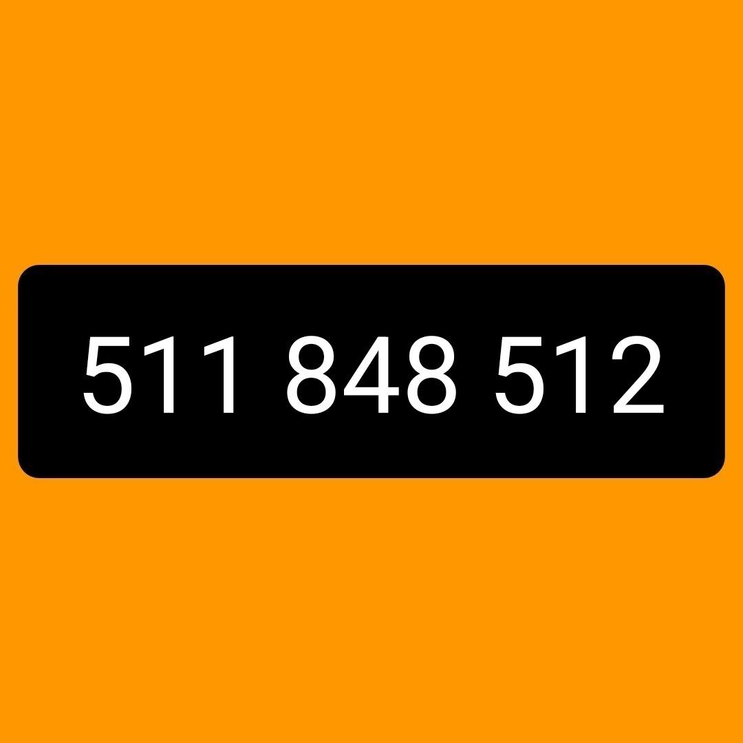 Złoty numer 511.848.512