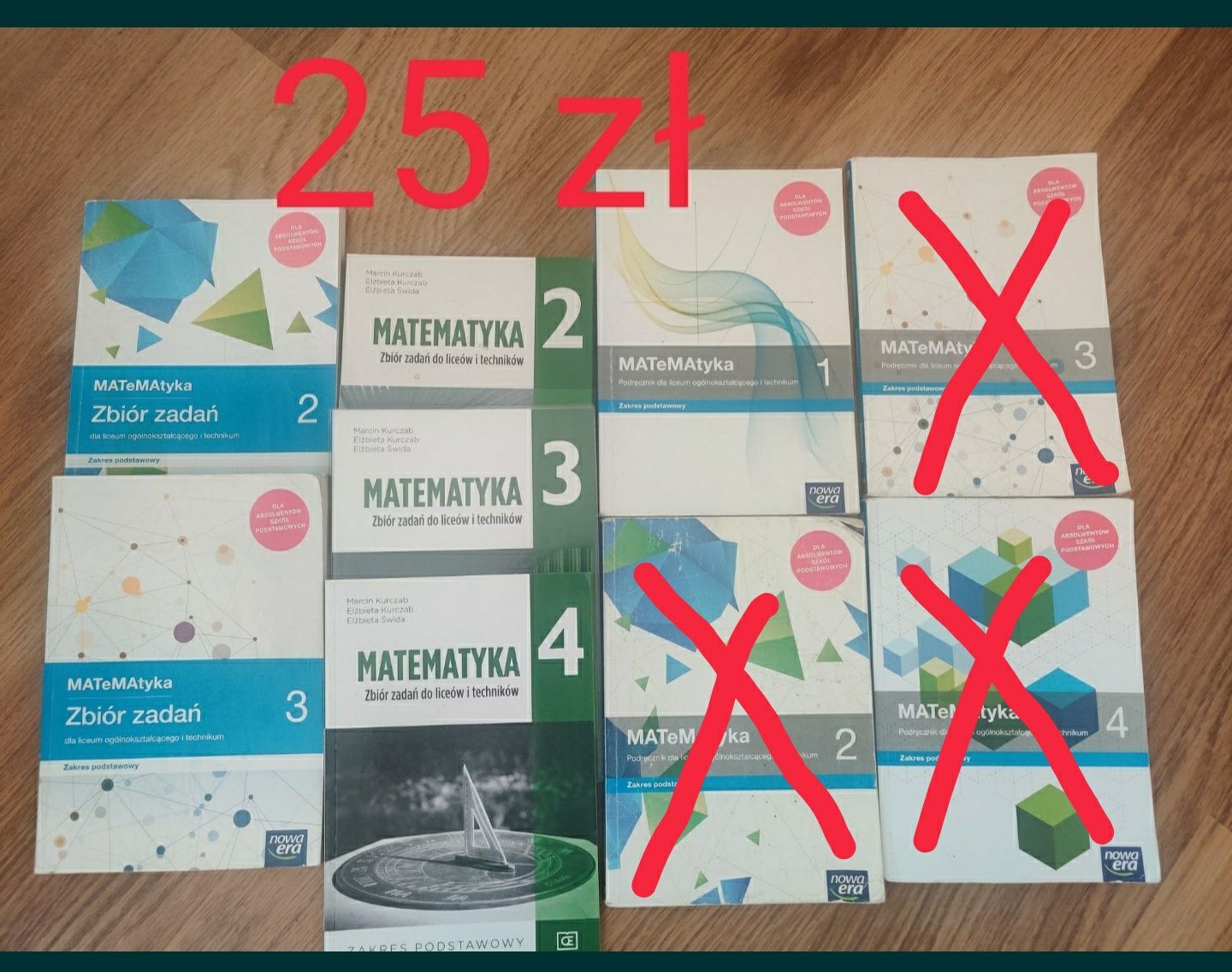 Podręczniki do liceum matematyka, klasa 1,2,3,4 Nowa Era