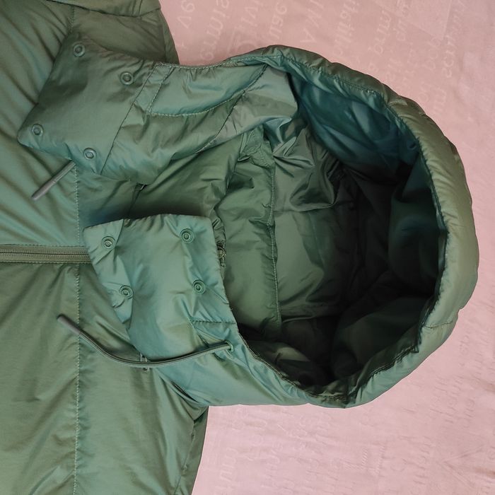 Пуховик M&S р. L-XL оверсайз куртка на пуху, пальто