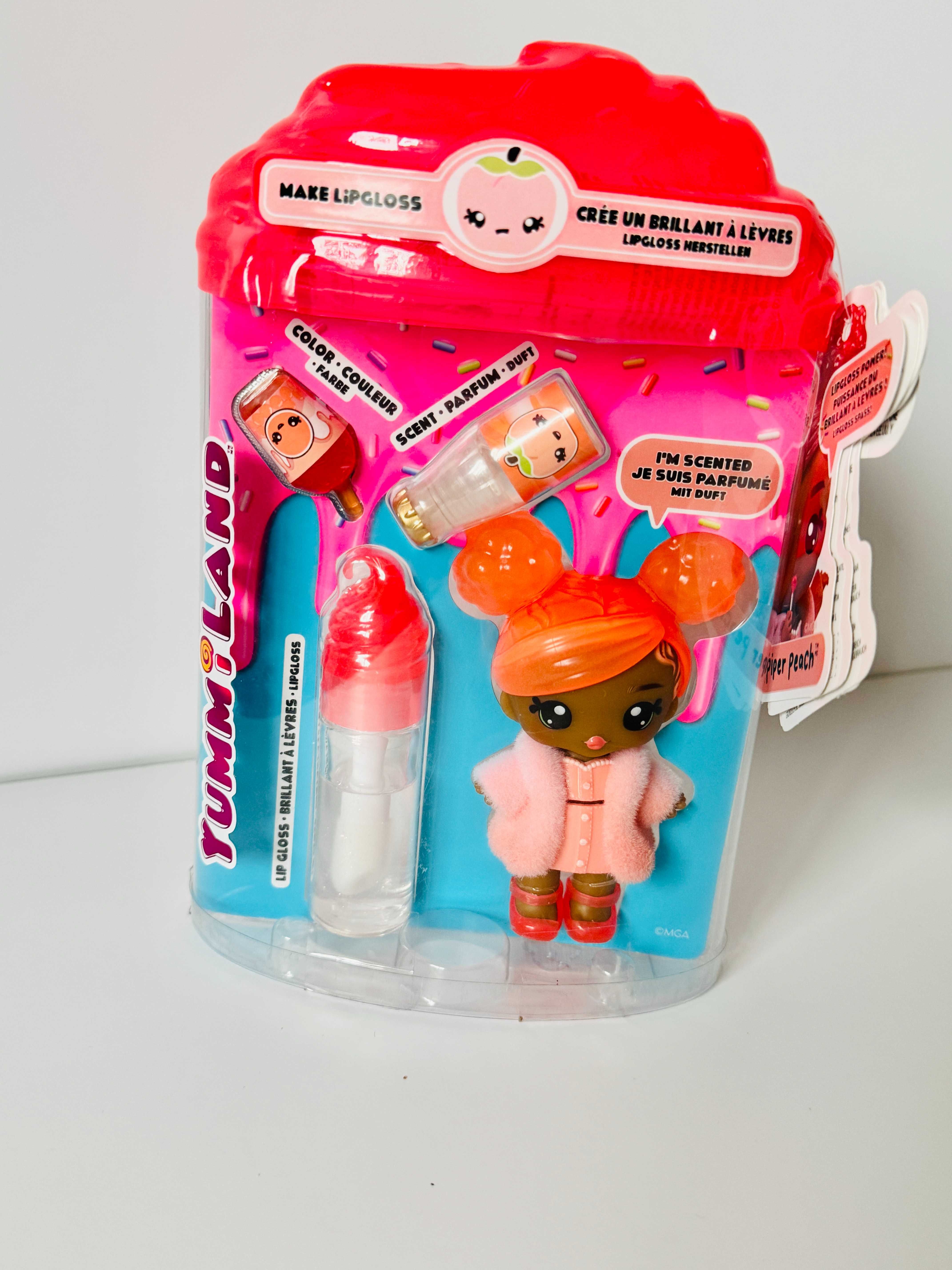 Yummiland Mała lalka z błyszczykiem do ust - Piper Peach