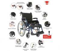 Wózek inwalidzki aluminiowy PERFECT AR-320 ARmedical Szer "18" (46cm)