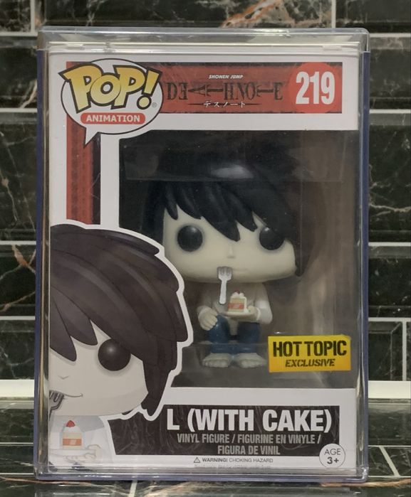 Funko Pop! Death Note Hot Topic L (With Cake) 219 Vaulted Rare
