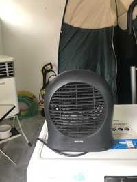 Ventilador pequeno faz frio e quente com sistema economico