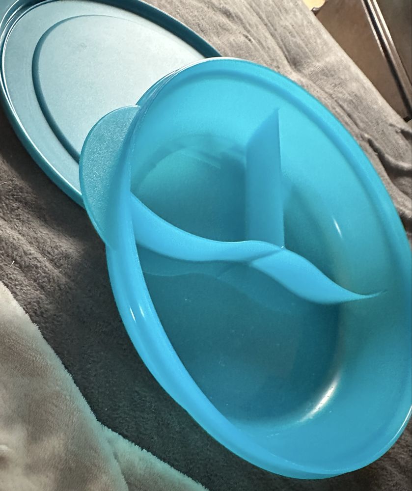 CRISTALLO POJEMNIK NA LUNCH z przegródkami  tupperware