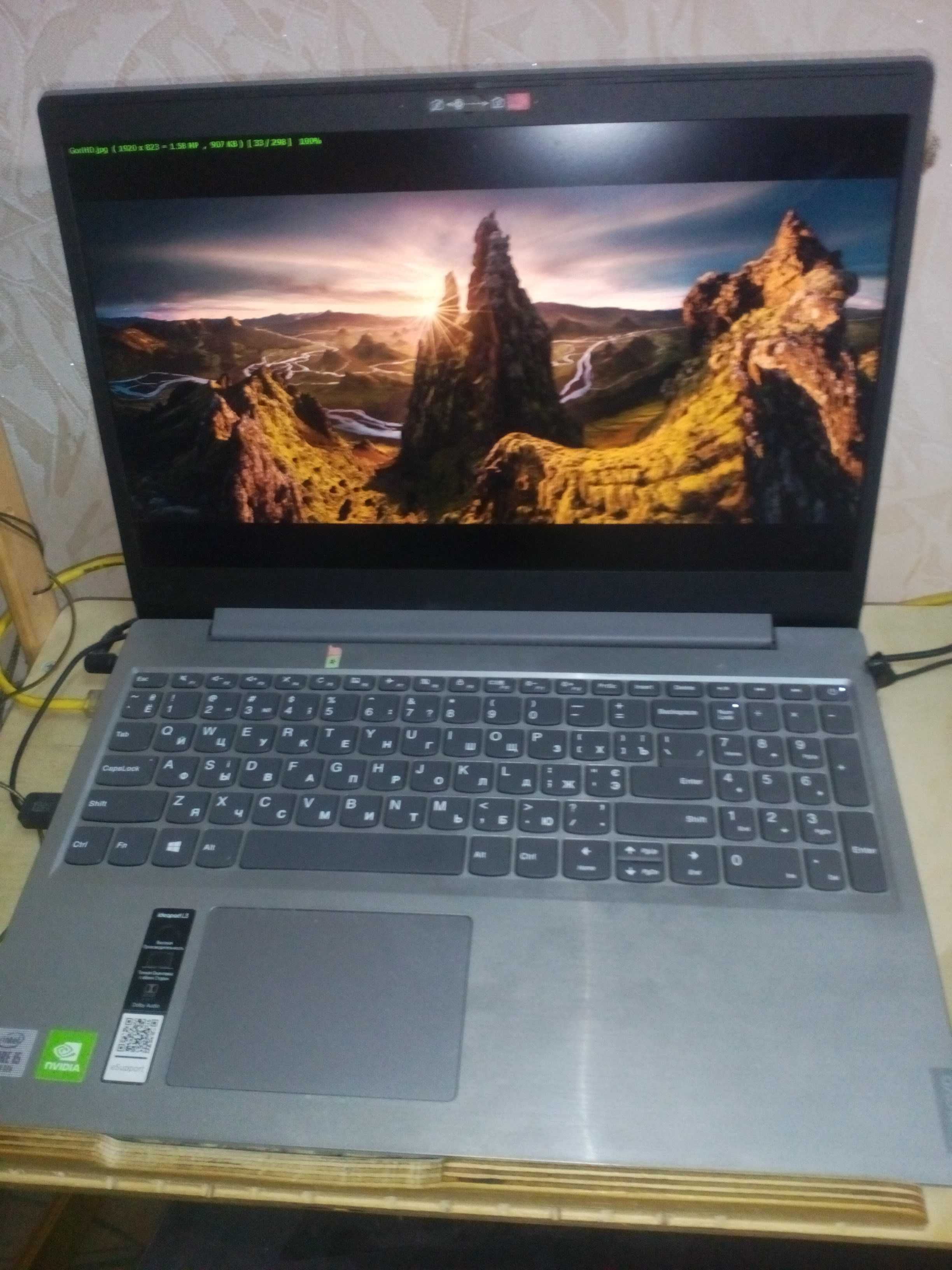 Ноутбук Lenovo ideapad L3-15IML05, протестирован и добавлен HDD на 1Т