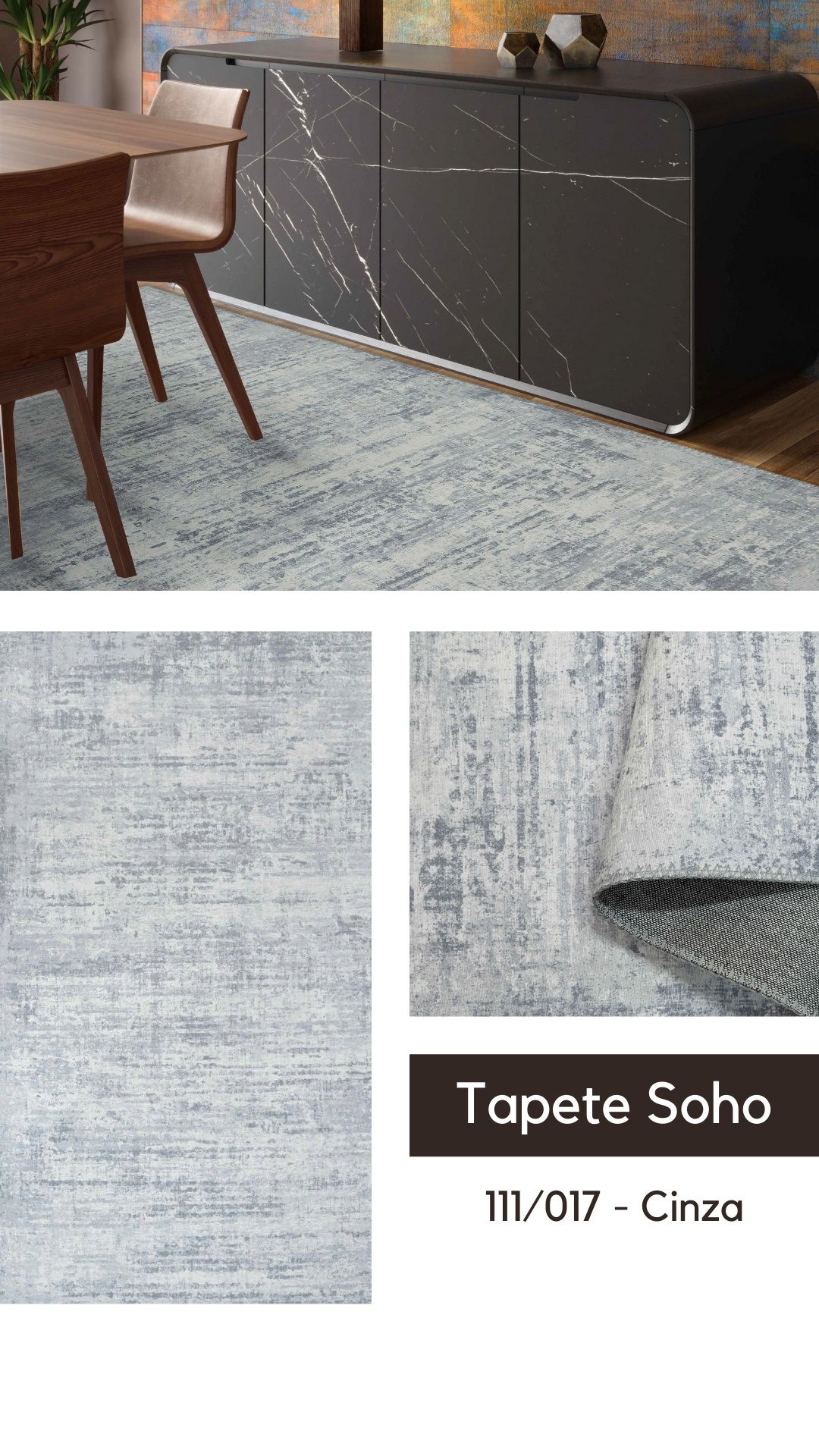 Tapete Soho - 140x200cm - 6 Cores By Arcoazul