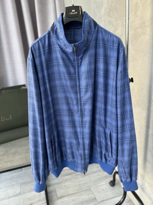 Кашемировая ветровка-бомбер Enrico Mandelli