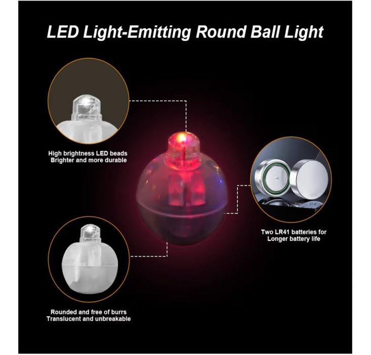 100 mini lampek LED - nowe