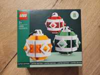 LEGO Zestaw świątecznych ozdób 40604 (bombki)