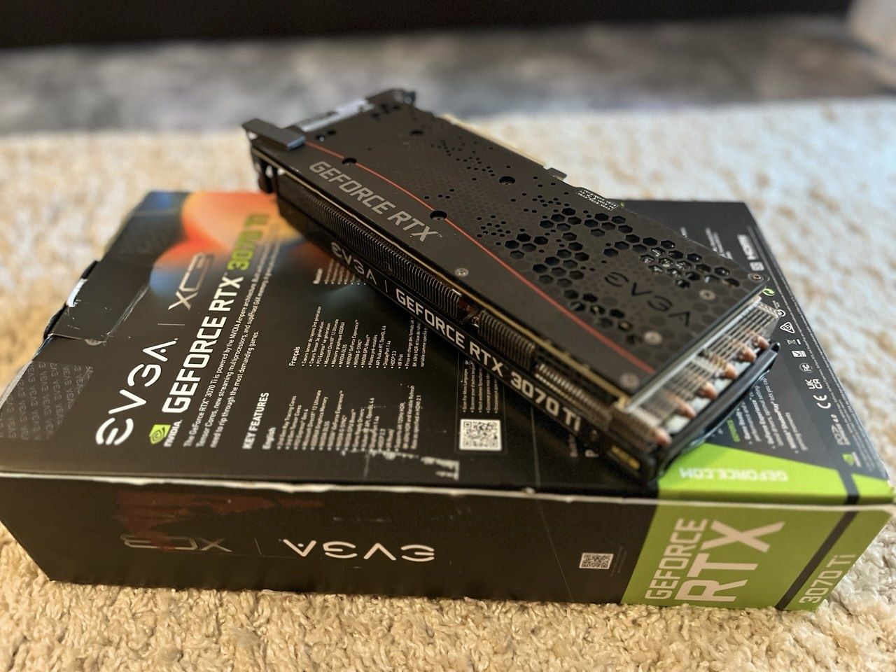 Nvidia GeForce rtx 3070 ti EVGA XC3 8gb 256bit
