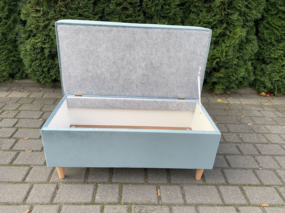 Pufa szyta w linie na wymiar