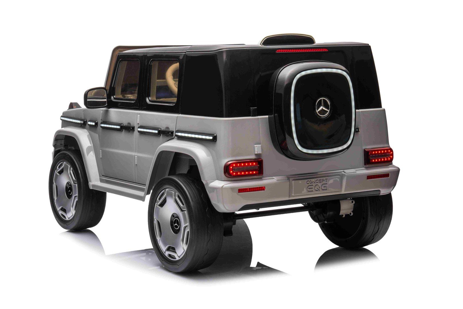 4x4 PILOT  Auto na akumulator elektryczny  Mercedes Benz EQG Srebrny